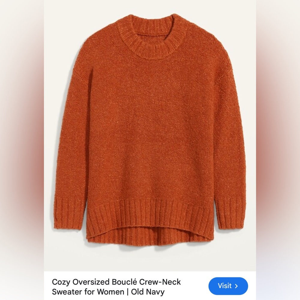 Old Navy Warm Rust Pullover